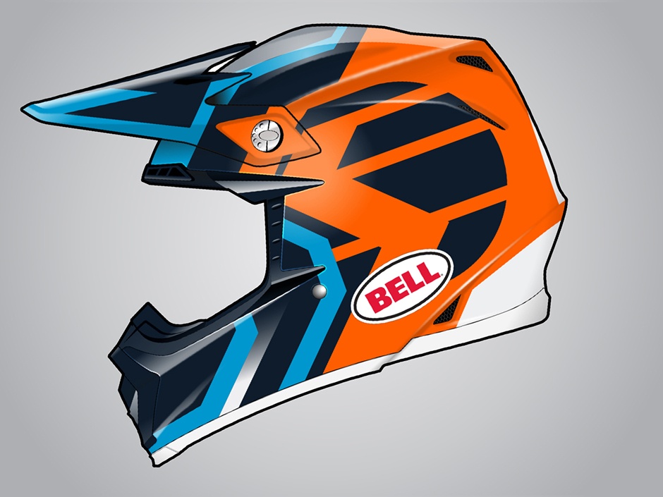 Bell Moto-9 Mips District Graphic